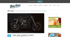 Desktop Screenshot of moto-verso.co.uk